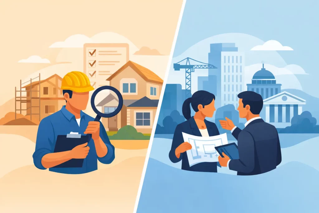Third Party Inspections Versus City Reviews