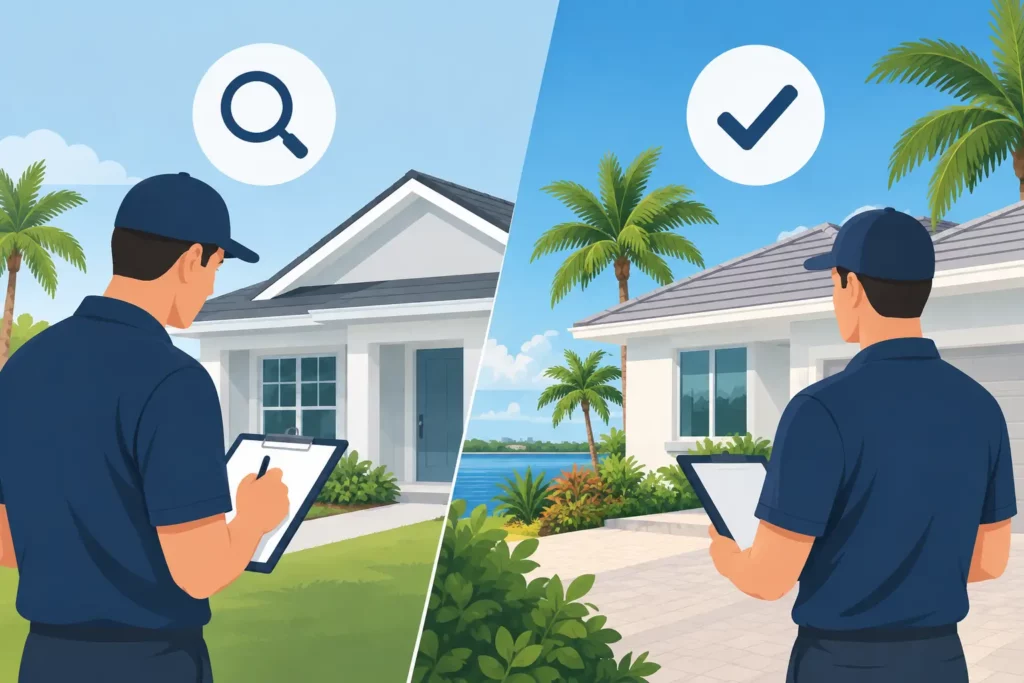 Preliminary Versus Final Inspection in Florida